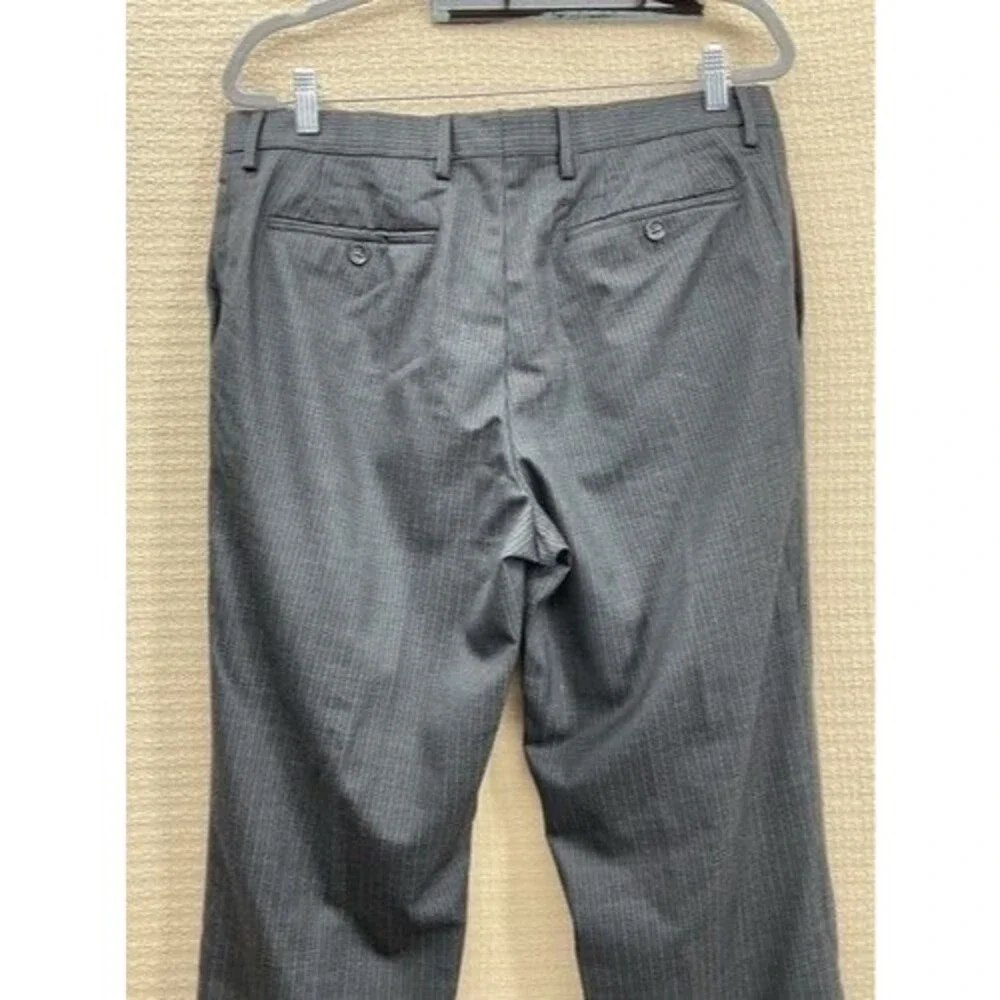 Banana Republic Classic Fit Striped Wool Blend Dress Pants Men Size 34/32‎